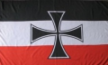 Gösch Eisernes Kreuz Fahne / Flagge 150x250 cm