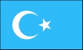 Ostturkestan Fahne / Flagge 90x150 cm