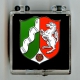 NRW Wappen Pin Anstecknadel (Geschenkbox 40x40x18mm)