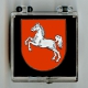 Niedersachsen Wappen Pin Anstecknadel (Geschenkbox 40x40x18mm)