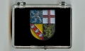 Saarland Wappen Pin Anstecknadel (Geschenkbox 58x43x18mm)