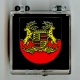 Volksstaat Württemberg Wappen Pin (Geschenkbox 40x40x18mm)