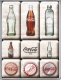 Coca-Cola - Bottle Timeline Magnet Set (9 Teilig)