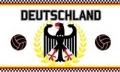 Deutschland Fussball mit Adler Fahne / Flagge 90x150 cm