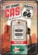 Route 66 Gas Station Blechpostkarte 10 x 14 cm