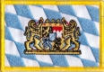 Bayern mit Lwen Aufnher Patch ca. 5,5cm x 8 cm