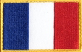 Frankreich Aufnäher Patch ca. 5,5cm x 8 cm