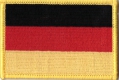 Deutschland Aufnäher Patch ca. 5,5cm x 8 cmDeutschland Aufnäher