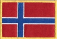 Norwegen Aufnäher Patch ca. 5,5cm x 8 cm