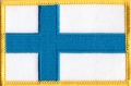Finnland Aufnäher Patch ca. 5,5cm x 8 cm