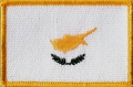 Zypern Aufnher Patch ca. 5,5cm x 8 cm