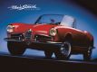 Staud Alfa Romeo Spider Magnetschild 8x6 cm