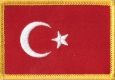 Türkei Aufnäher Patch ca. 5,5cm x 8 cm