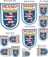 Hessen Wappen Aufkleber Set (12-teilig)