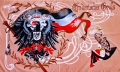 Ein deutscher Gruß Fahne / Flagge 90x150 cm