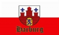 Hamburg Harburg Fahne / Flagge 90x150 cm