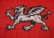England weißer Drache Fahne / Flagge 90x150 cm