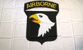 USA 101st Airborne weiß Fahne / Flagge 90x150 cm
