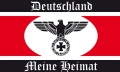 DR- Deutschland meine Heimat (Motiv 2) Fahne / Flagge 90x150 cm