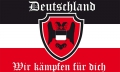 DR- Deutschland Wir kämfen für dich Reichsflagge / Fahne 90x150