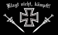 DR- Klagt nicht, Kämpft Fahne / Flagge 90x150 cm