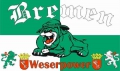 Bremen Bulldogge Fahne / Flagge 90x150 cm