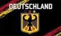 Deutschland Adler schwarz Fahne / Flagge 90x150 cm