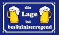 Bier besufniserregend Fahne / Flagge 90x150 cm