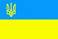 Ukraine mit Wappen Fahne / Flagge 90x150 cm