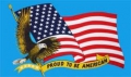 Proud to be American Fahne / Flagge 90x150 cm