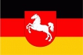 Niedersachsen Premium Sturmflagge 90x150 cm