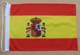 Spanien mit Wappen Fahne / Flagge 27x40 cm
