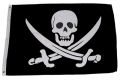 Piraten Fahne / Flagge 60x90 cm mit Säbel