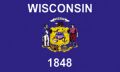 Wisconsin Fahne / Flagge 90x150 cm
