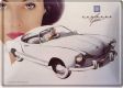 VW Karmann Ghia Blechpostkarte 10 x 14 cm