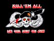 Kill em All Piraten Fahne / Flagge 90x150cm