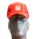 Hamburg Baseball Cap Rot /Weiss